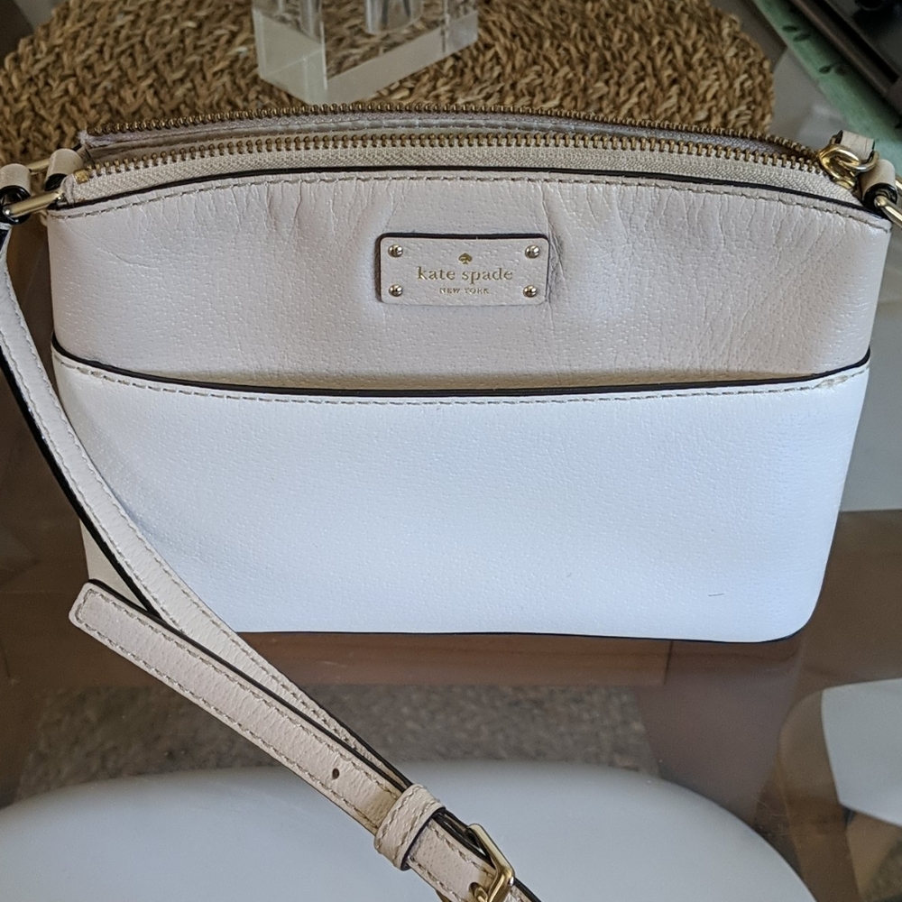 Kate Spade PInk and White Shoulder Bag